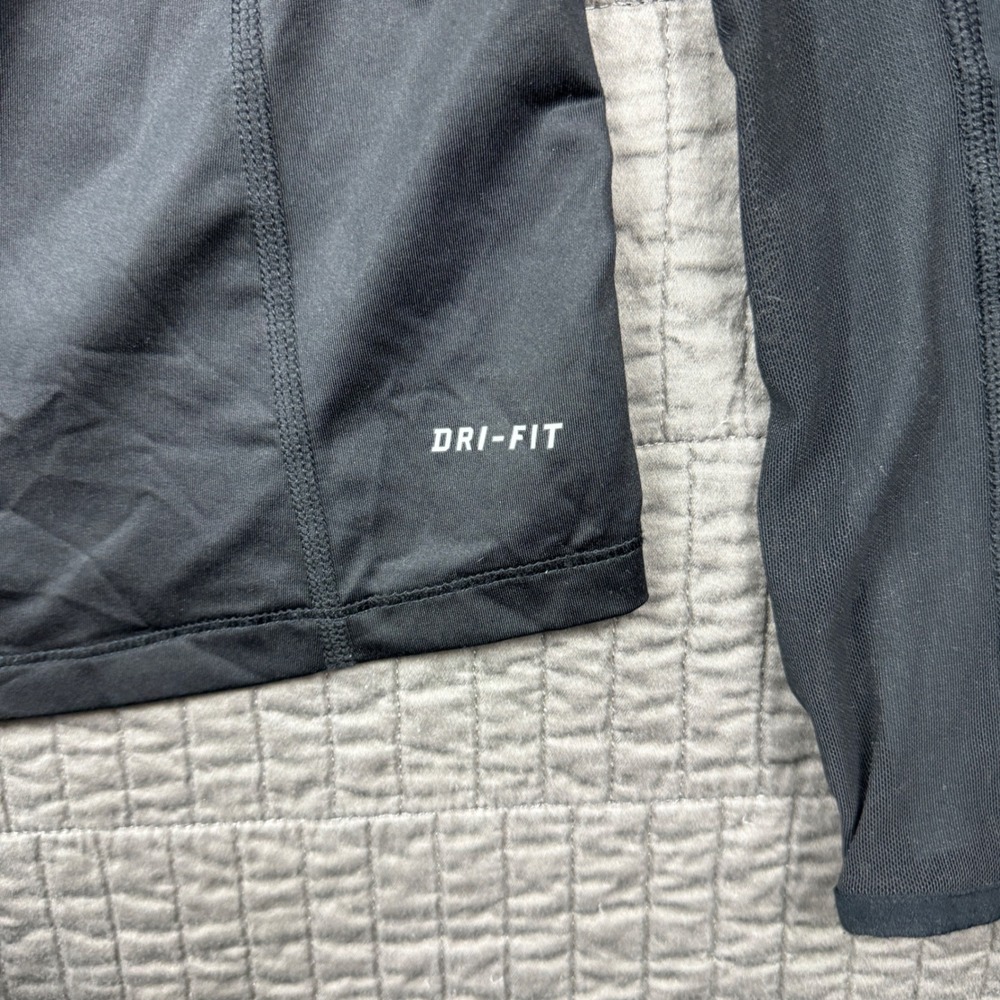 Nike Pro Dri-FIT Womens Medium Black Quarter Zip Running Top Athletic Active - Picture 5 of 10
